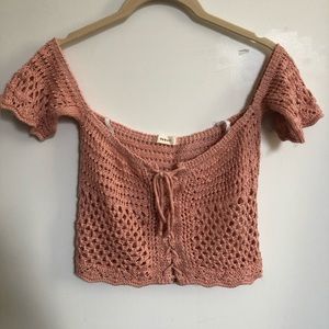 Crochet crop top